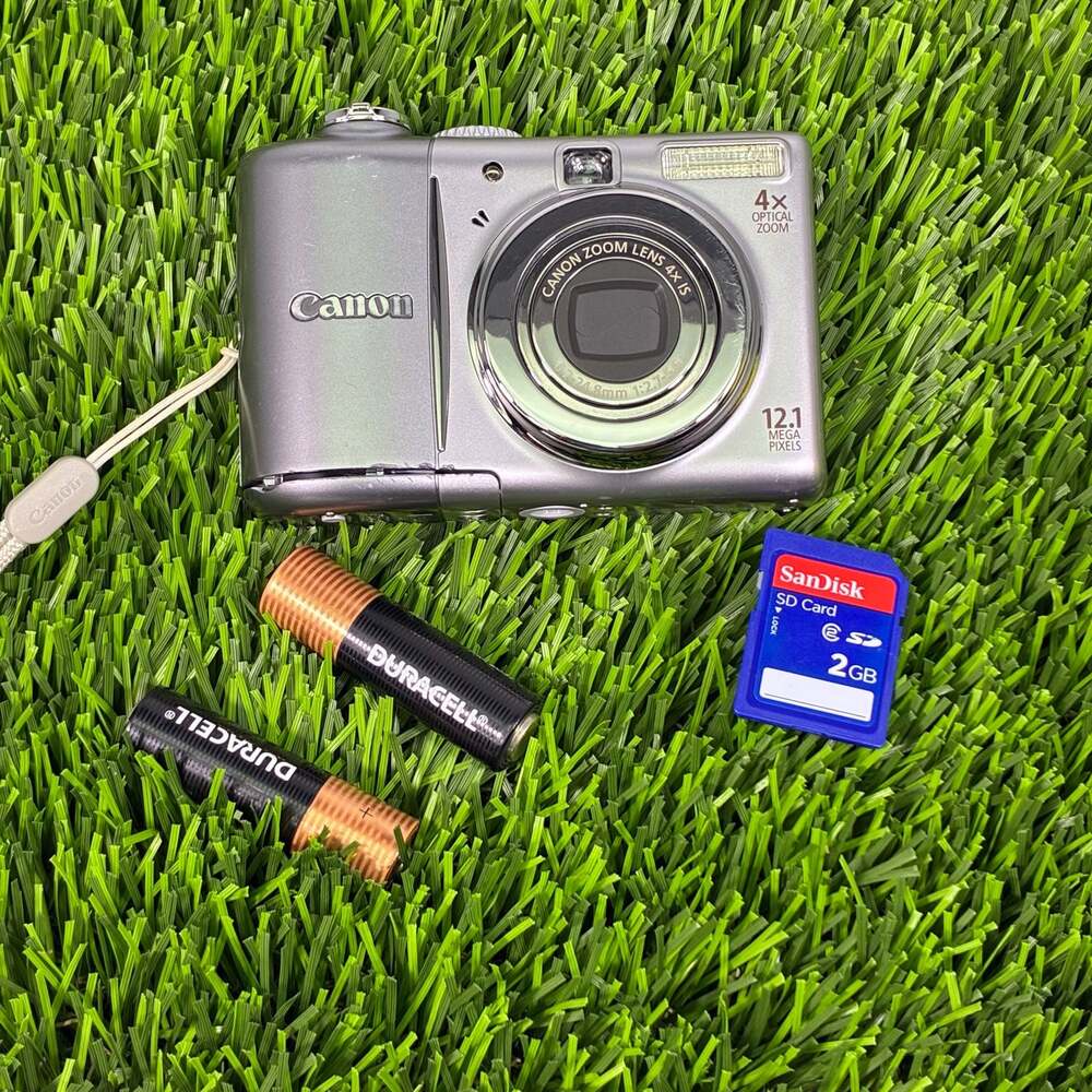 Canon PowerShot A1100 IS 12.1MP Digital Camera - Silver